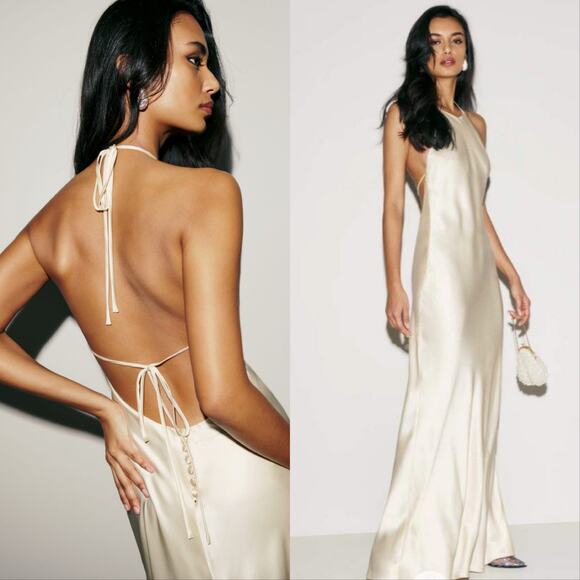 New Reformation Jeany Silk Dress - Picture 1 of 6
